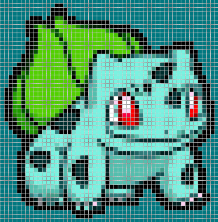 Bulbasaur Digimon Bulbasaur perler pattern 01 by Digimon-Adventures on DeviantArt