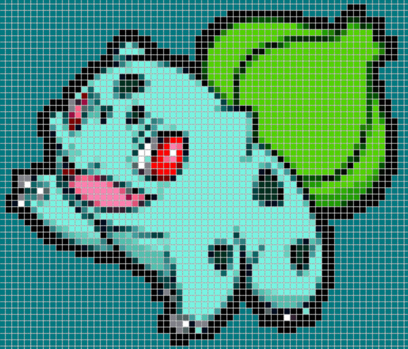 Bulbasaur Digimon Bulbasaur perler pattern 02 by Digimon-Adventures on DeviantArt