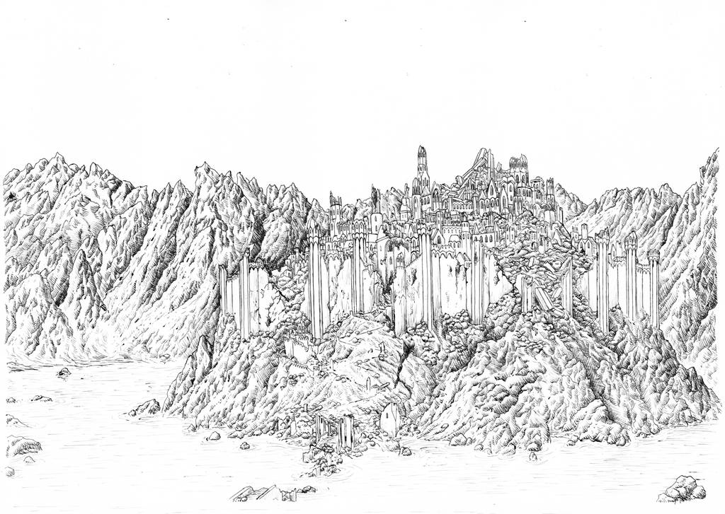 Gondolin in Ruins by MatejCadil