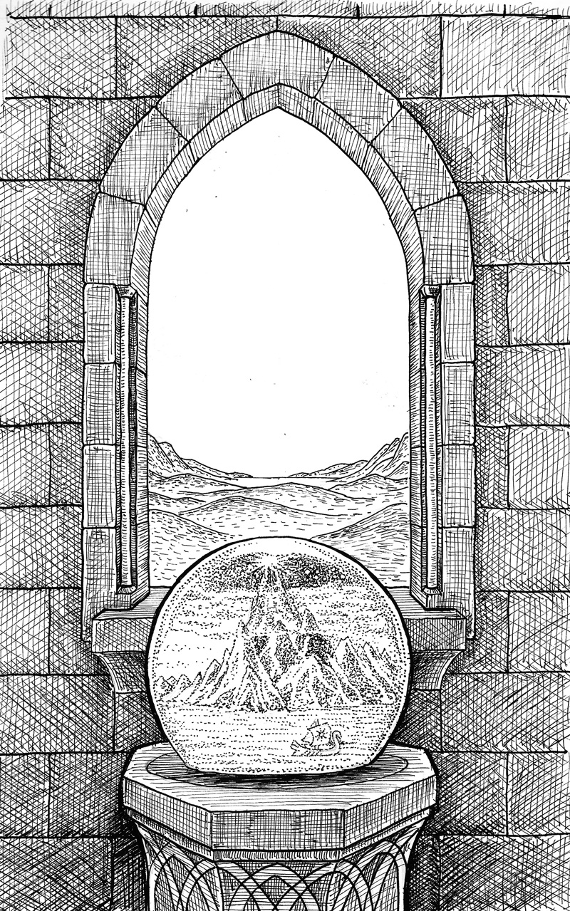 The Palantir of Elostirion by Matěj Čadil