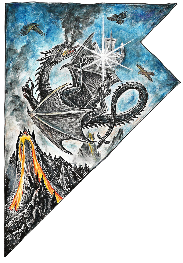 Azaghal and Glaurung by Artigas  Middle earth art, Tolkein, Middle earth