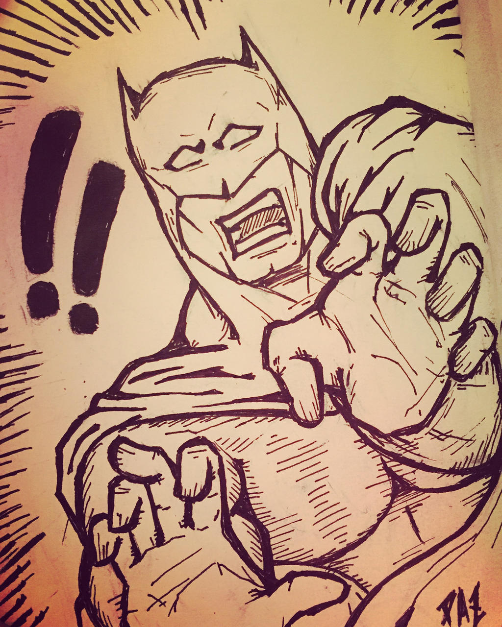 Batman Scared Back #Batman is scared by TheLittleMensch on DeviantArt