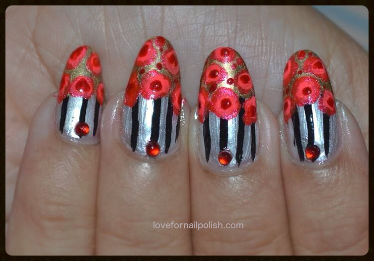 Hand Painted Nail Art