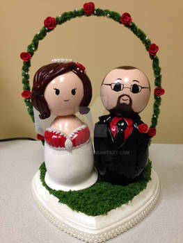 Commission: Wedding cake topper