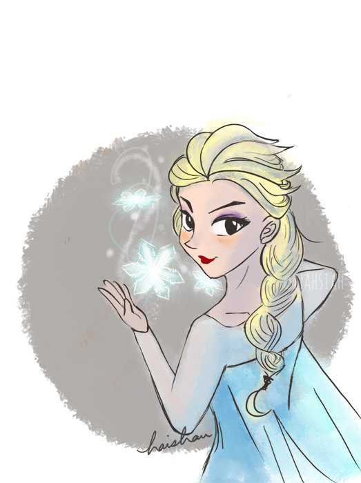 Elsa's snowflakes