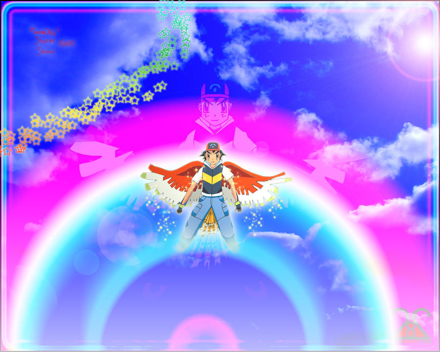 I recolored Ho-oh to actually be a Rainbow Pokemon. : pokemon
