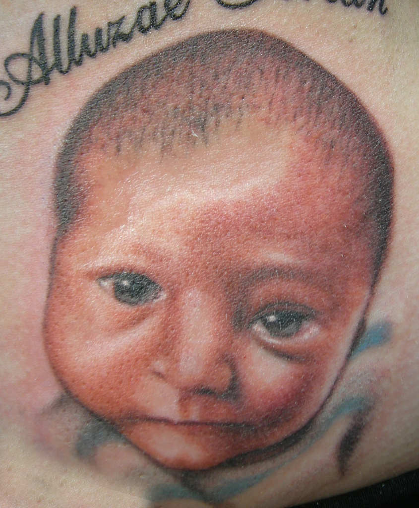 Baby Portrait Tattoo by Hylland1 on DeviantArt