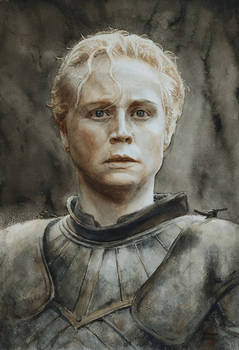 Brienne of Tarth: a watercolour portrait
