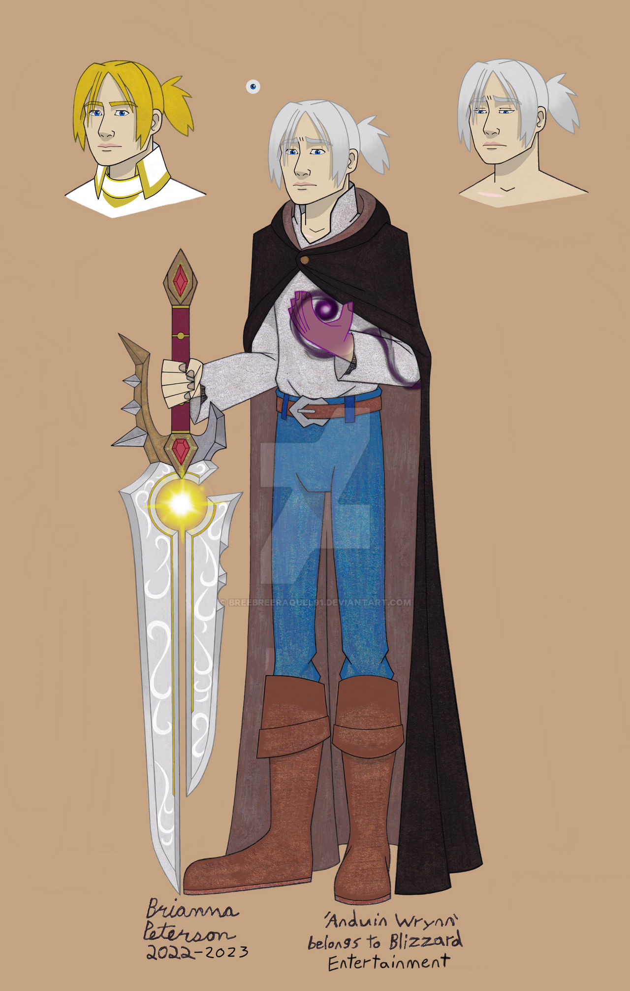 Anduin Devos Anduin Wrynn Headcanon (Post-Domination) by BreeBreeRaquel91 on DeviantArt