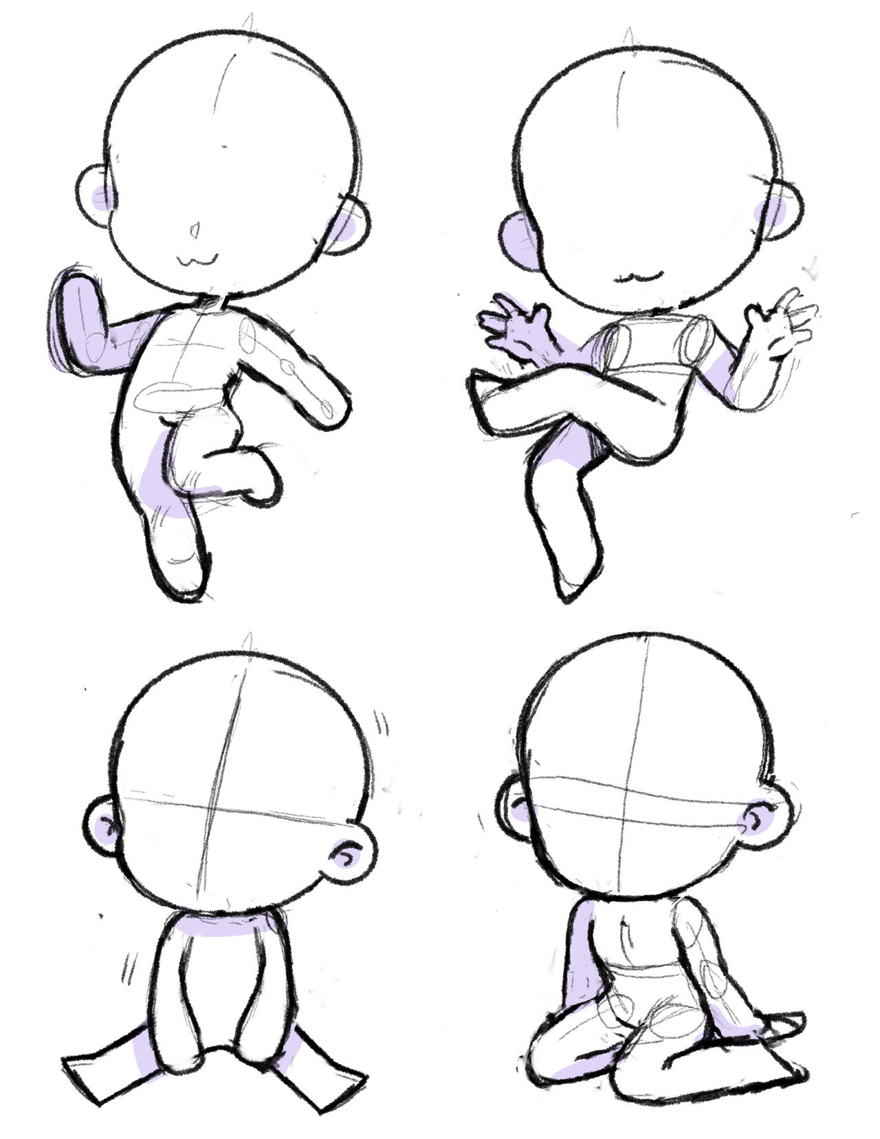 F2u: chibi bodies by okita17 on DeviantArt