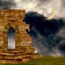 Premade background Wall Moon 2