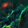 Space Background Green