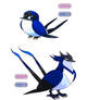 Linea evolutiva Taillow y Swellow de Chilleng