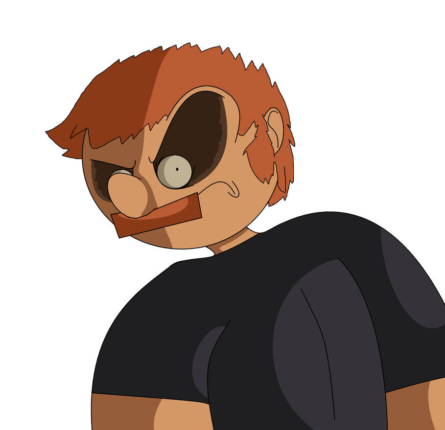 Random Evil Guy evil things guy is lookin at something by ItsJeffTheArtist on DeviantArt
