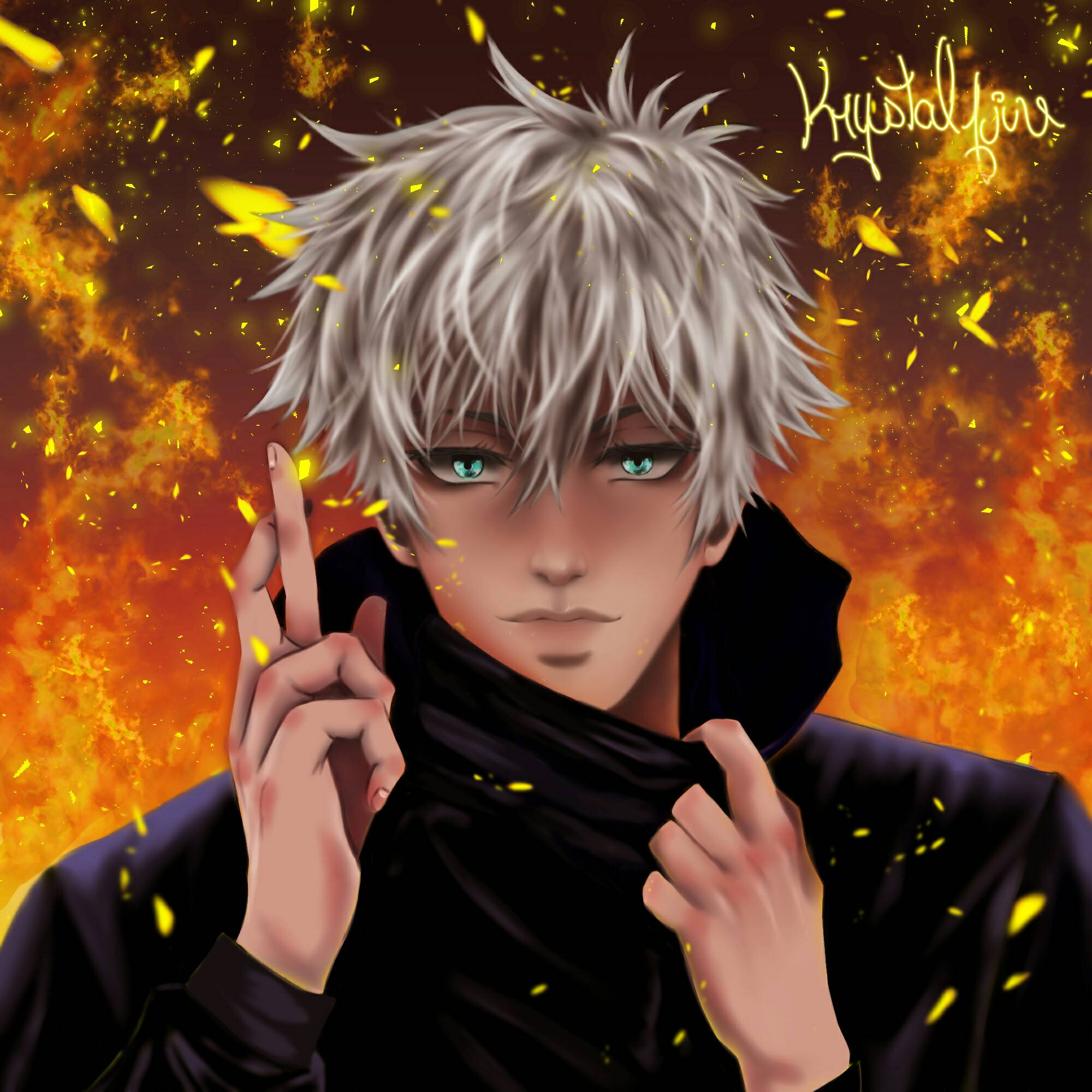 Fan Art Gojo Satoru jujutsu Kaisen By Firekrystal On DeviantArt fan-art-gojo-satoru-jujutsu-kaisen-by-firekrystal-on-deviantart