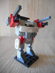 Micro-scale Lego JM6-S Jagermech