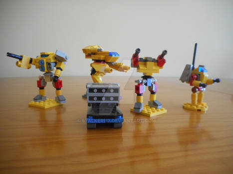 Micro-scale Lego Davion Lance