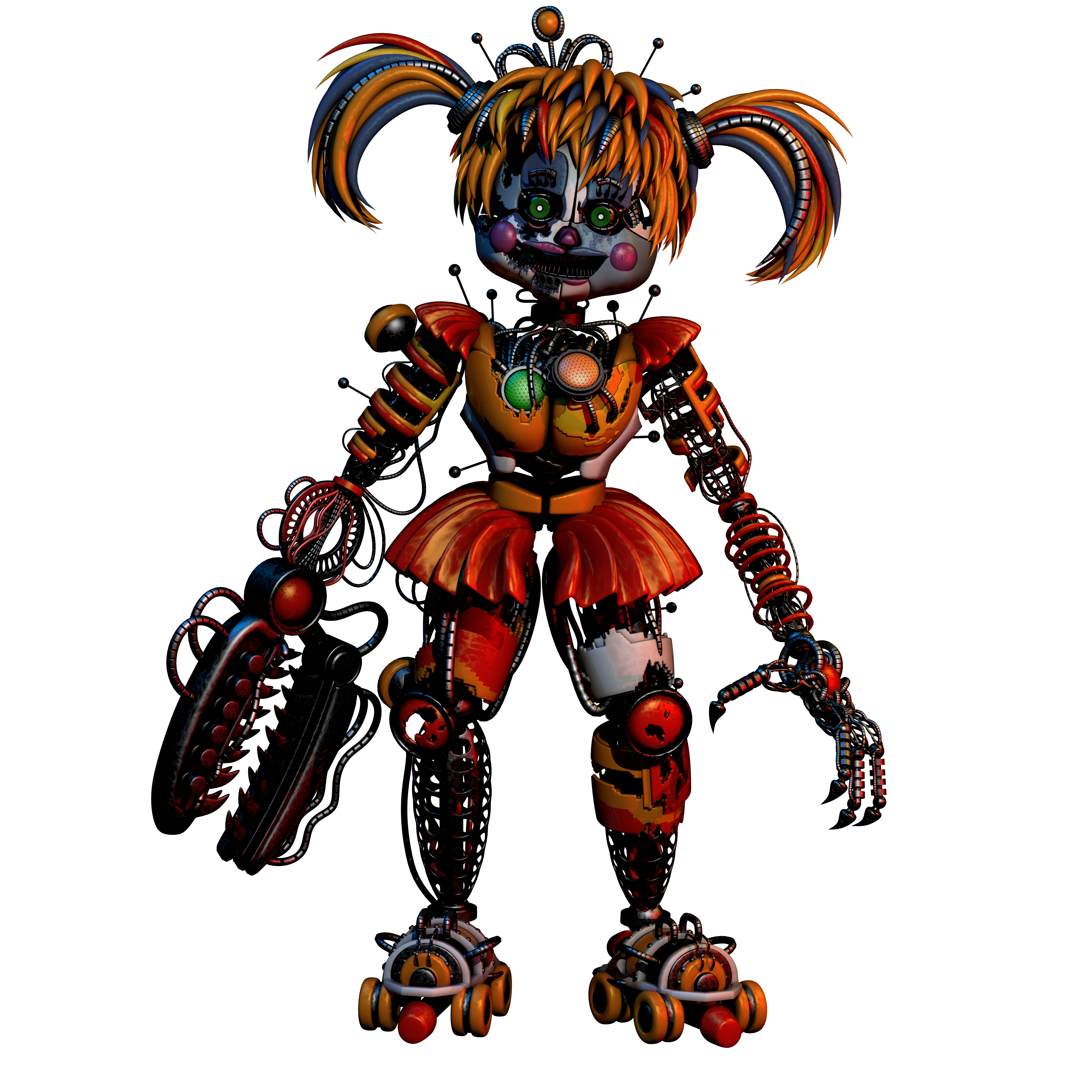 (FNAF C4D) Scrap Baby by Endyarts by MoisoGS on DeviantArt.