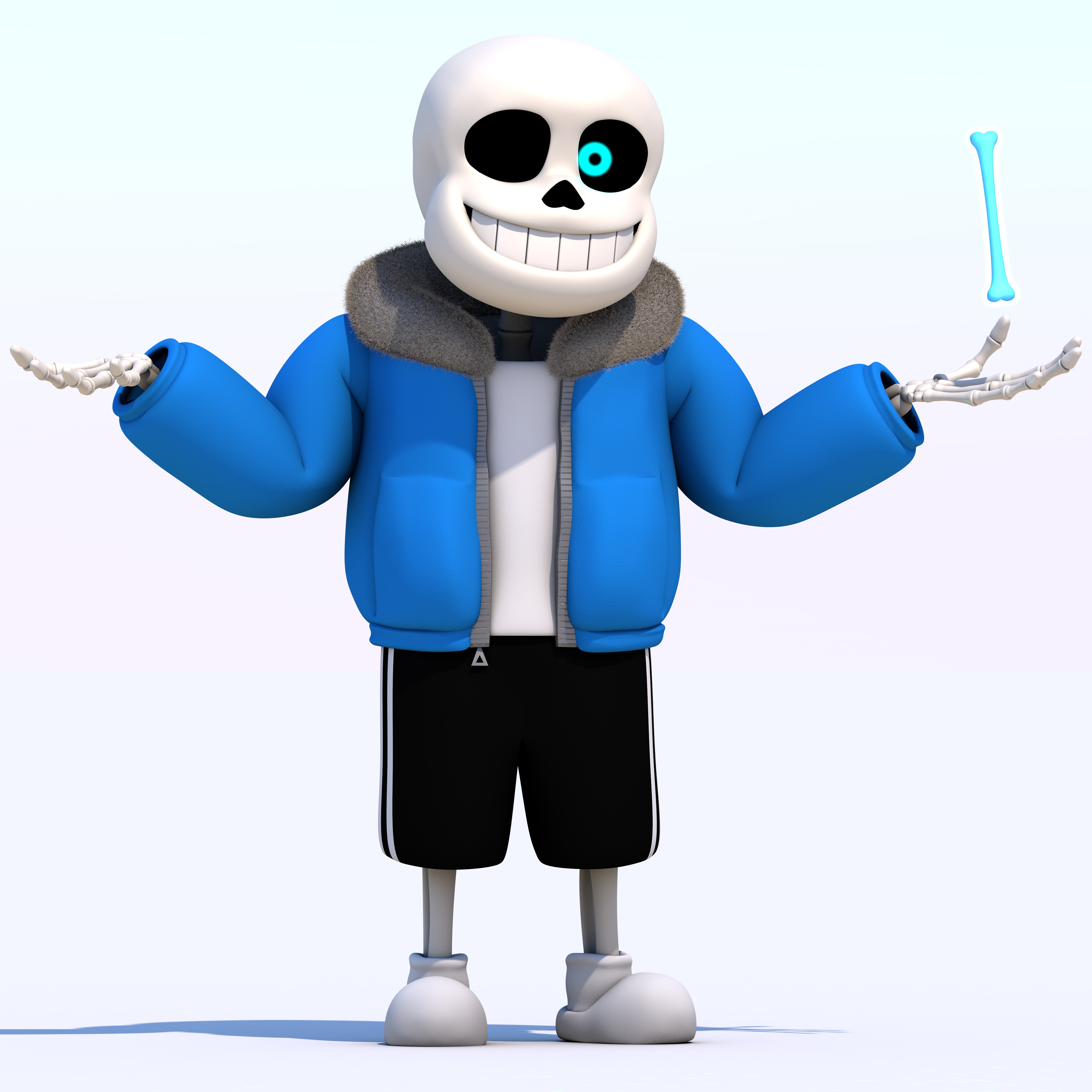 Sans model showcase by MoisoGS on DeviantArt