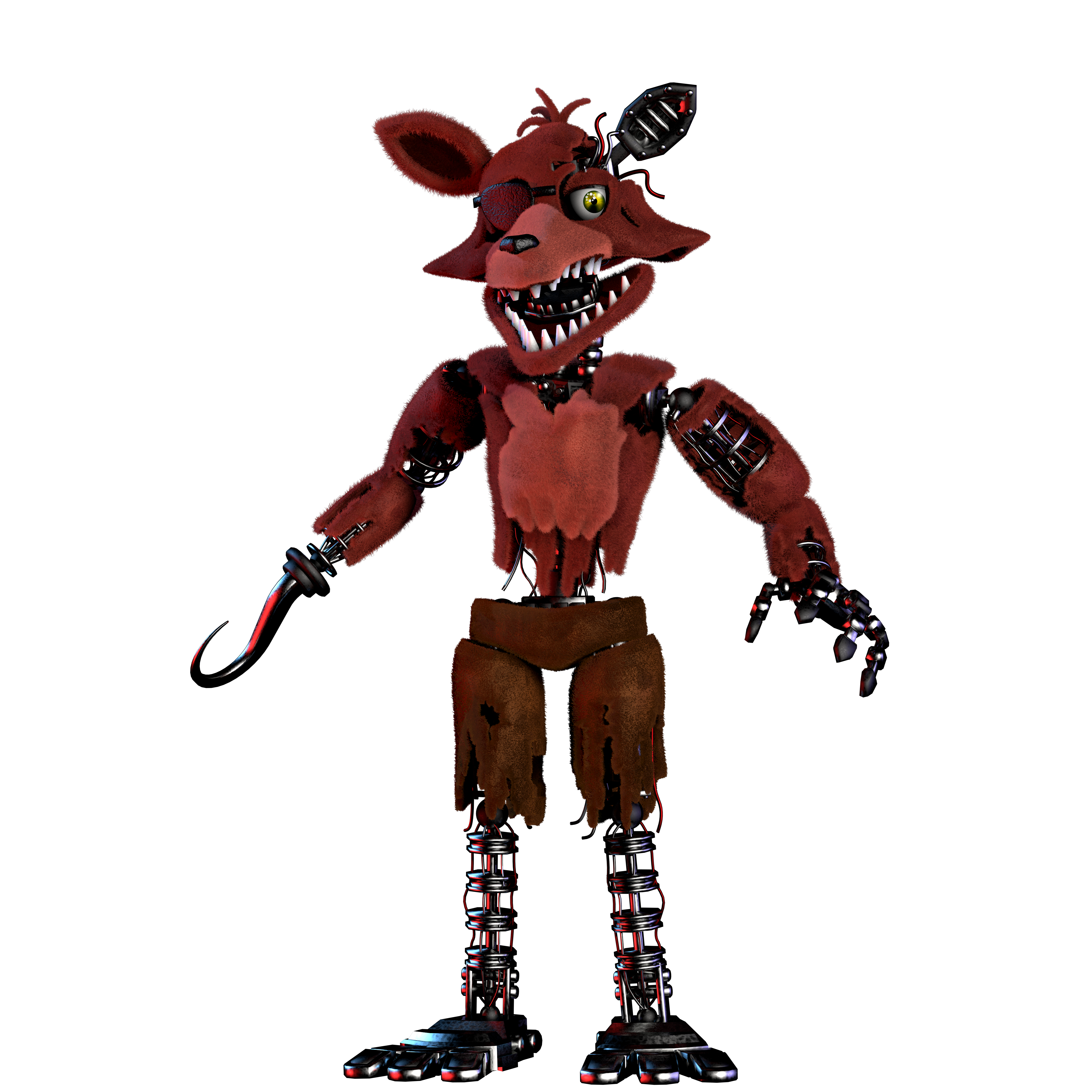 FNaF Withered Foxy  Fnaf, Foxy, Deviantart