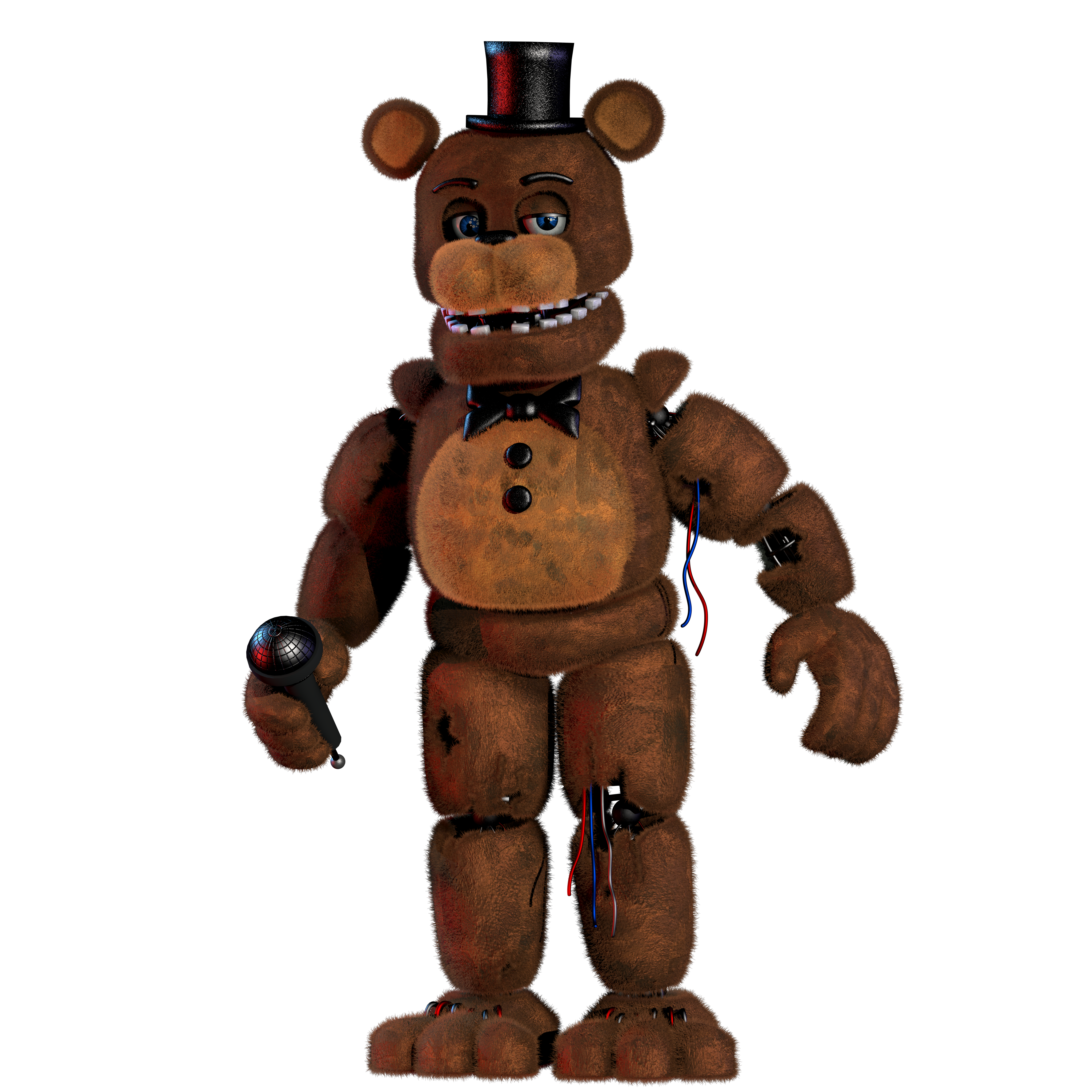 Withered Freddy V2 Full body [SFM FNAF] by TRAWERT