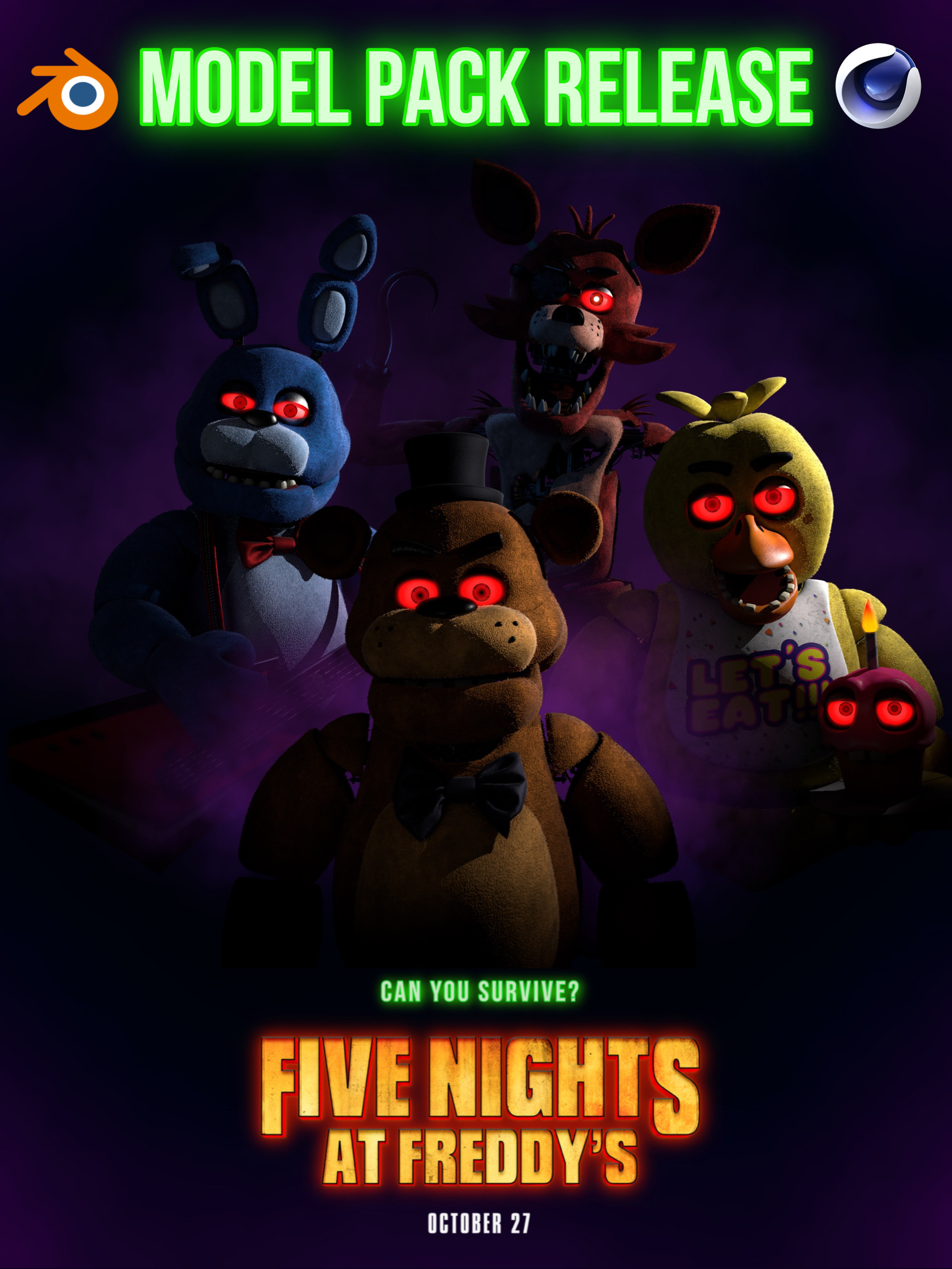 All Fnaf Models 39