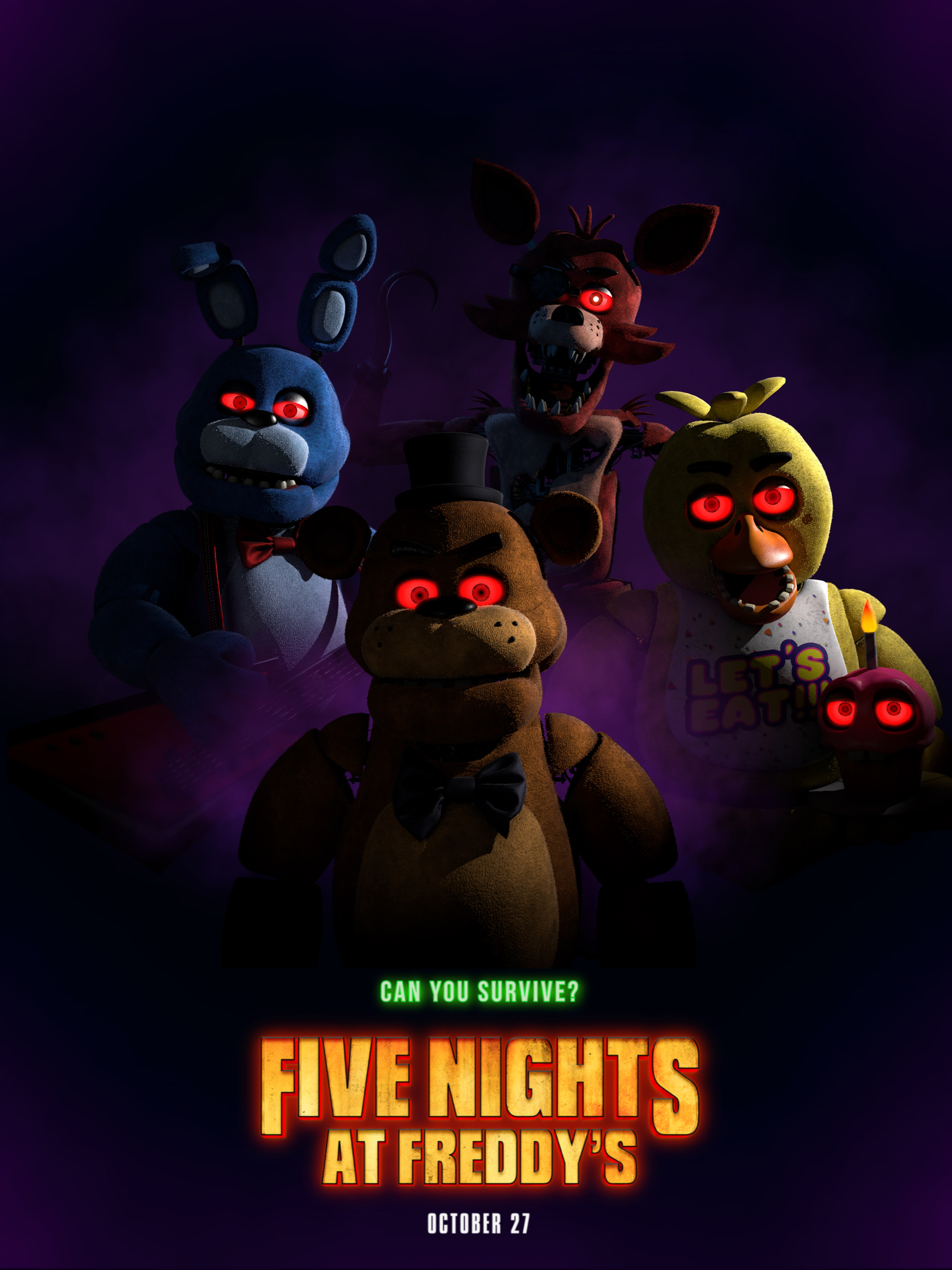 Fnaf movie poster #fnaf #fnafmovie #fnafmovieupdate