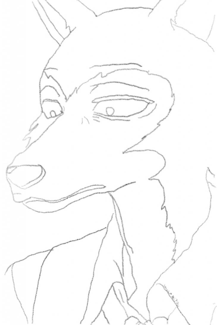 Sketch of Legoshi by wolfnitou on DeviantArt