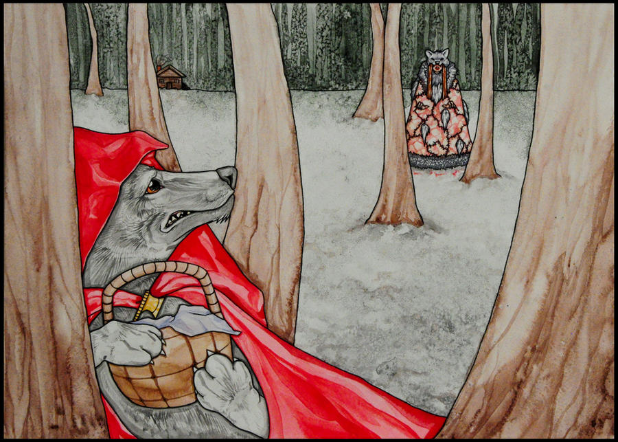 Red Riding Wolf by LurkingSpork on DeviantArt