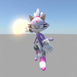 My new Blaze the Cat model