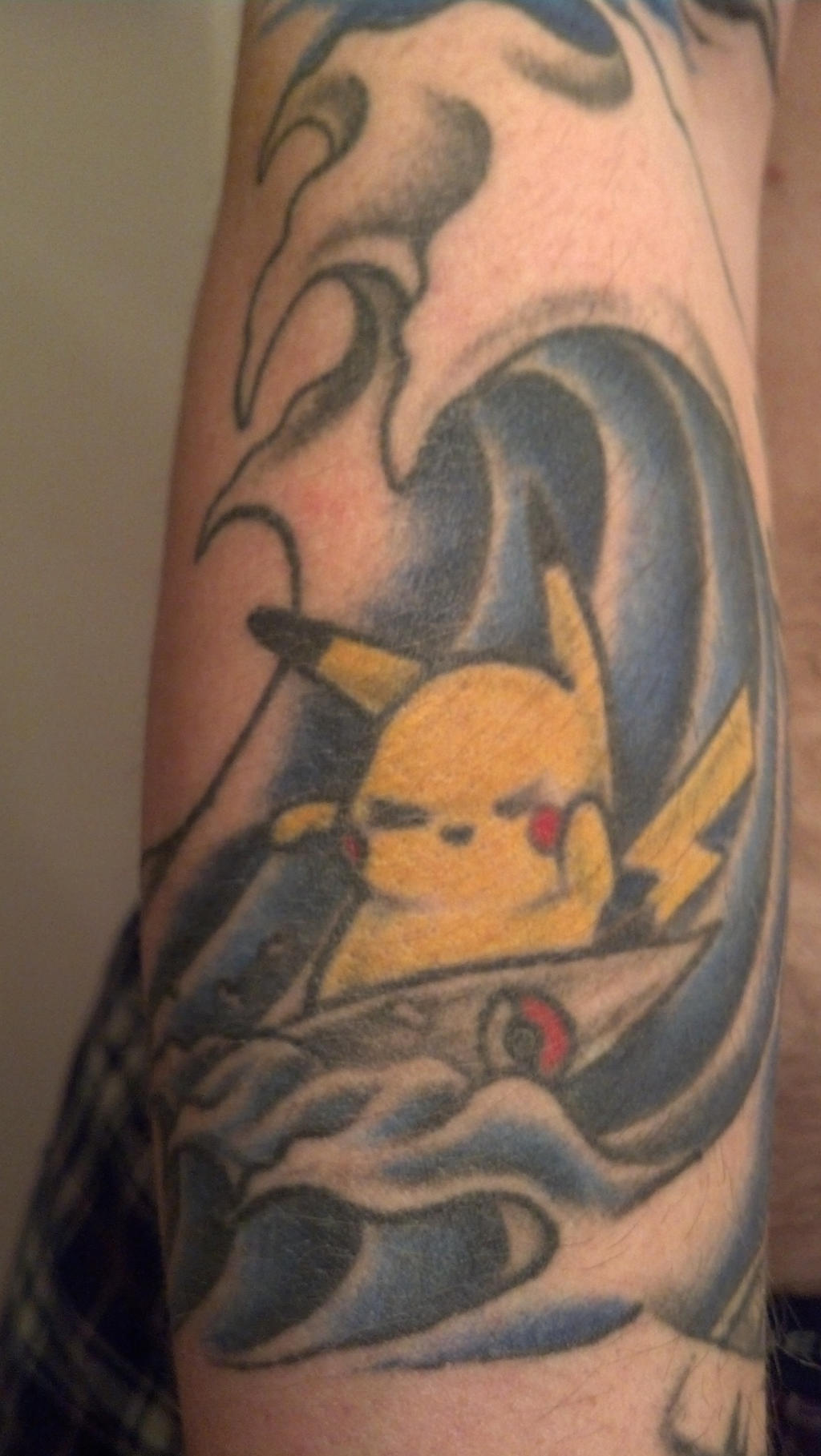 pikachu surfing tattoo by MarshallHarris on DeviantArt