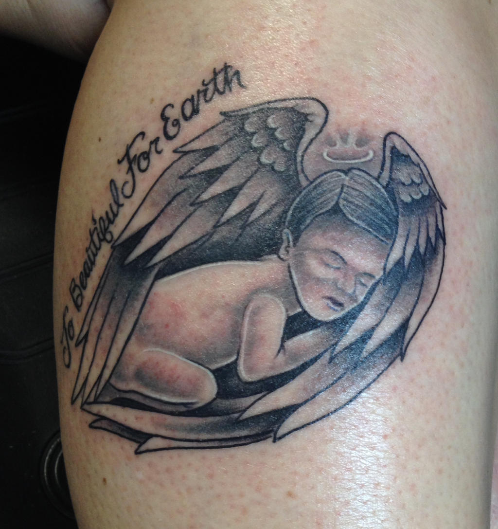Little Angel Memorial Tattoo