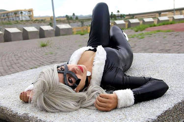 black cat cosplay