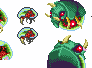 Metroid and Alpharoid.