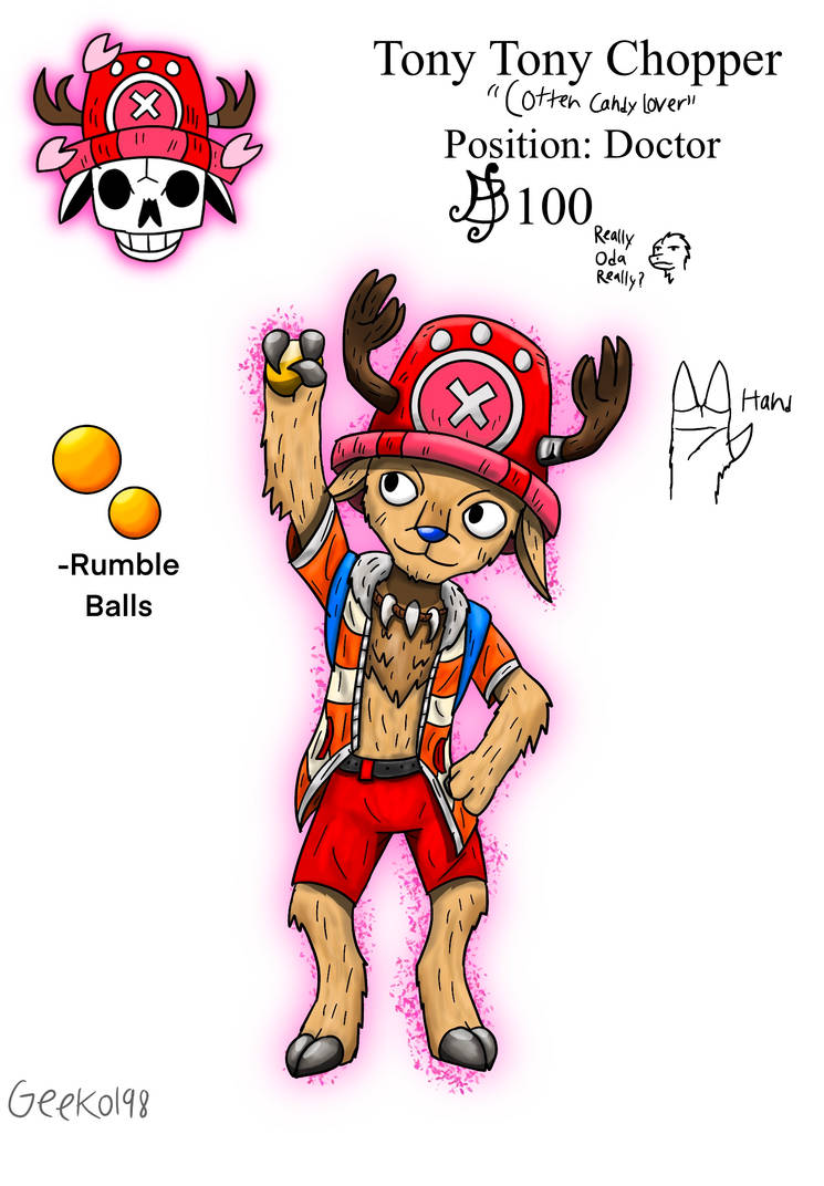 One Piece Rumble Ball Monster Point Tony Tony Chopper Action