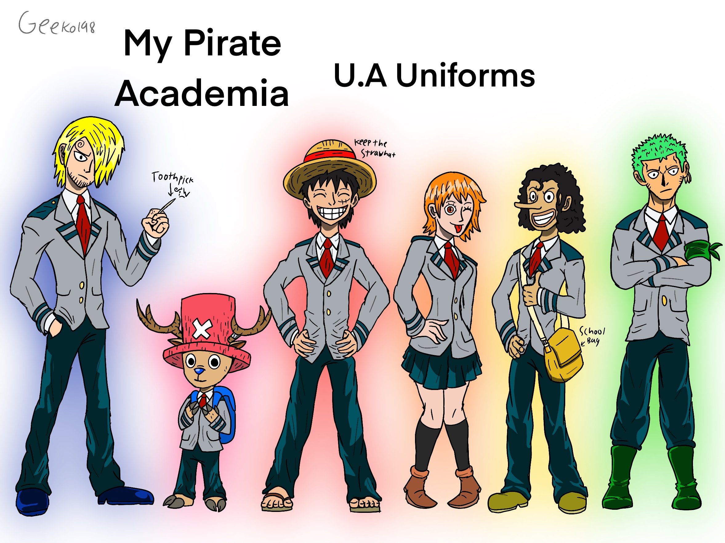 One Piece x Pokemon: Straw Hats Pirates by RekstheEnigma on DeviantArt