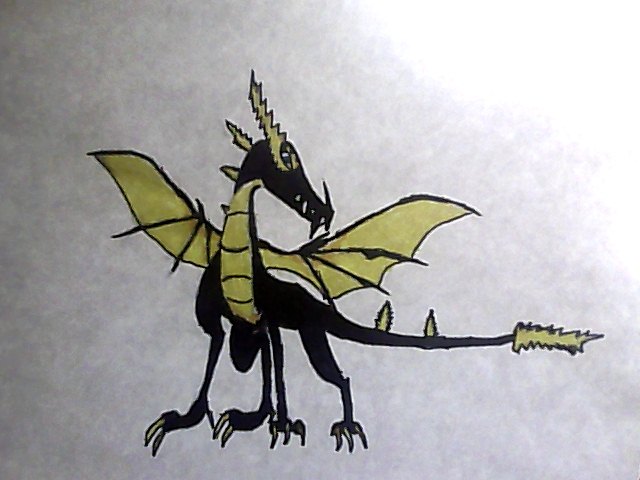 My dragon form, Thunder.