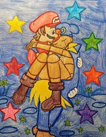 Mario takes Geno to Star Hill