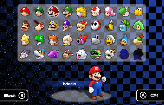 Mario Kart Dream Roster