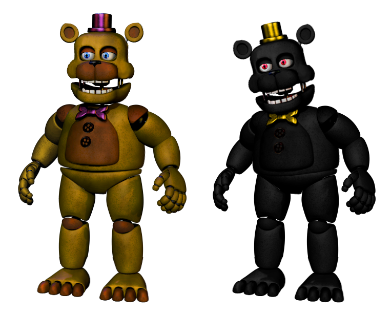 Fredbear and Nightbear (Original Lefty) by Pipsqueak737 on DeviantArt