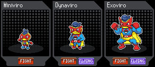 Fakemon - Superheroes (Miniviro - Exoviro)