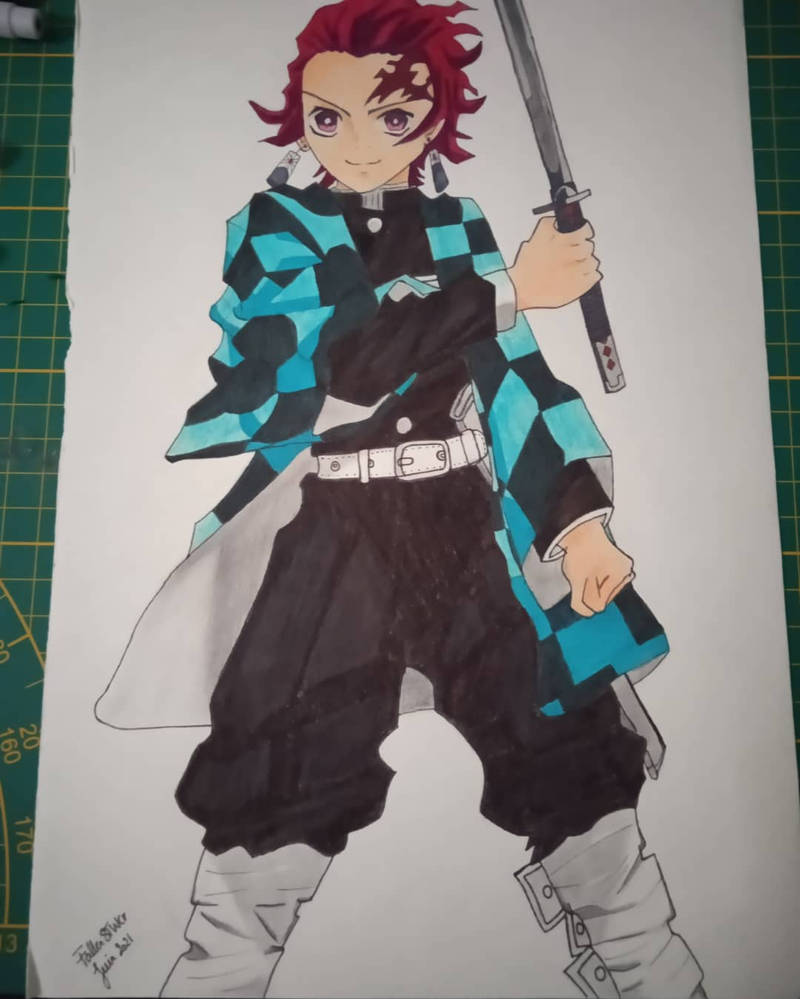 Tanjiro Demons Slayer by kpdvdamvs on DeviantArt