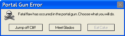 Portal Gun Error