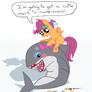 Scootaloo, Make-up and a Shark