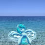 Floating in Blue