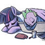 Tired Twi and Sick Spike