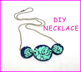 Free Polymer clay necklace tutorial