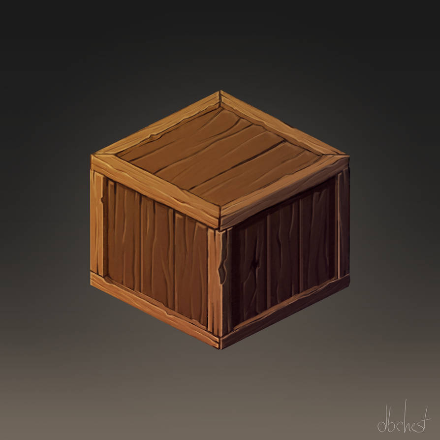 Isometric Wood Box by dbchest on DeviantArt