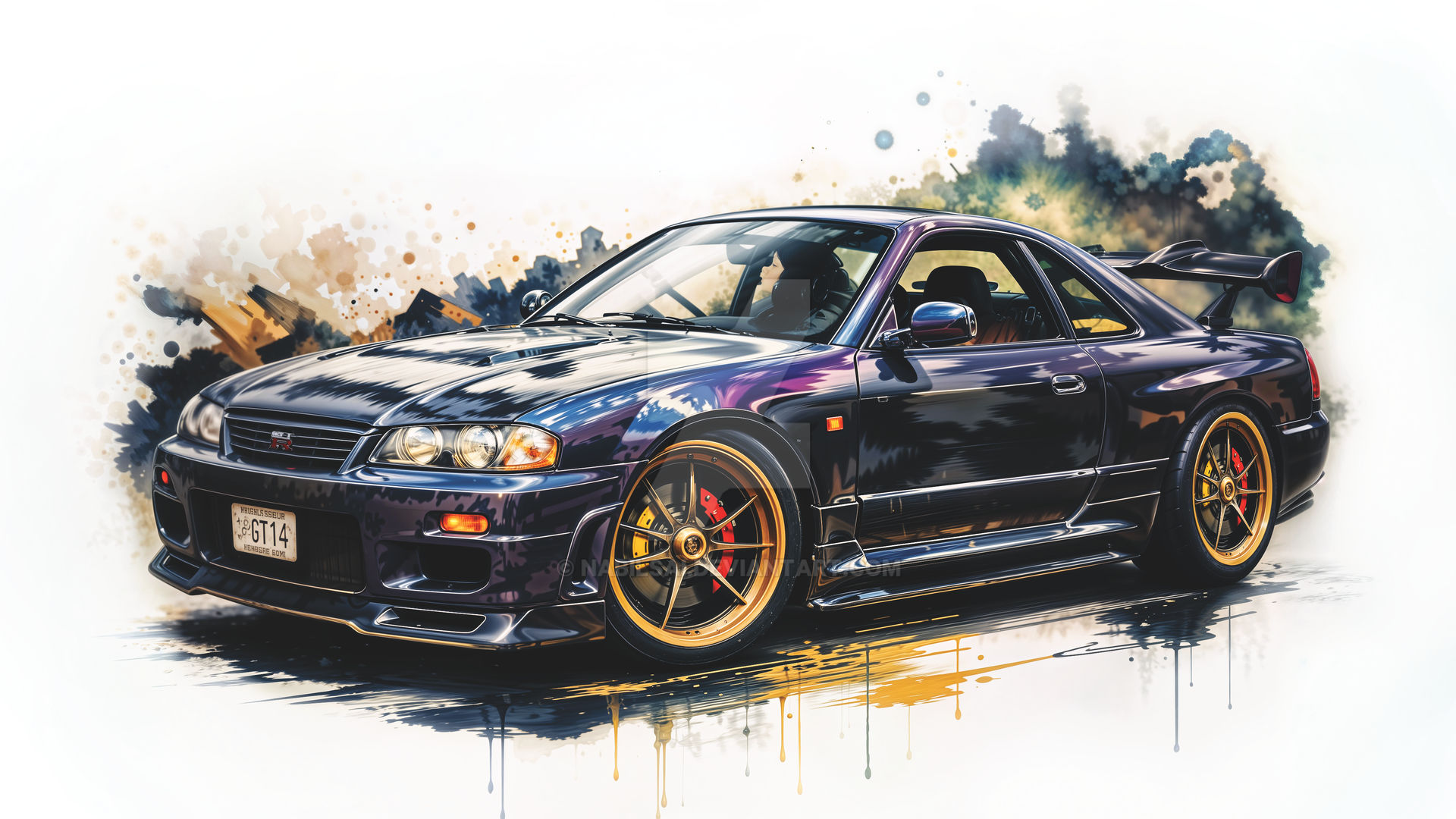 Artfully Artwork #155 (GTR R34) (8K) by Nabilsai on DeviantArt