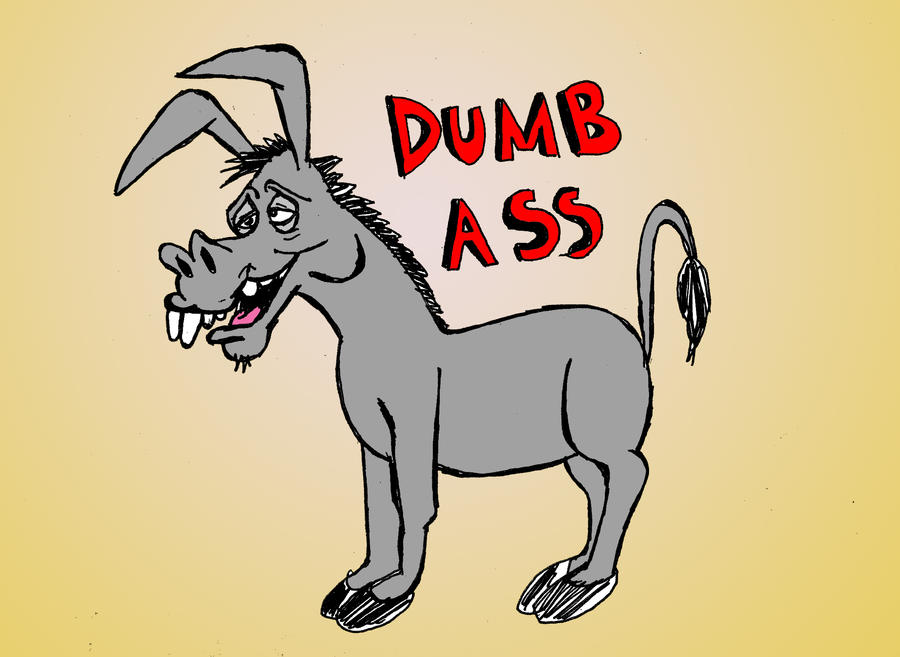 Donkey Puns Series: Dumb Ass by MatthewHunter on DeviantArt
